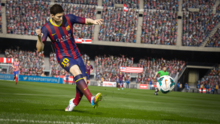 《FIFA 15》的回放功能可模拟现实世界的球门线技术